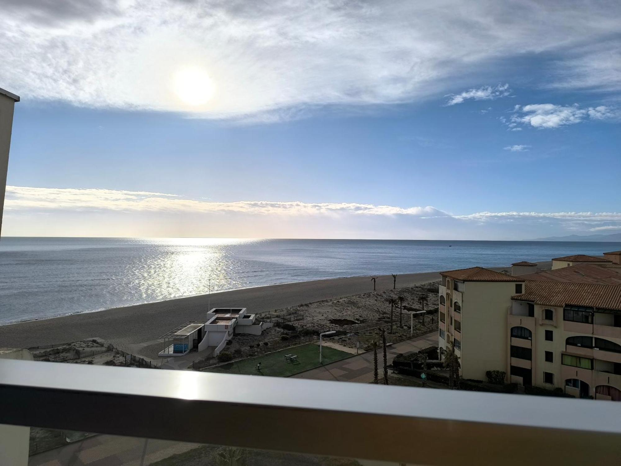 Appartement De Vacances - Splendide Vue Sur Mer, Parking Prive Le Barcarès Exteriér fotografie